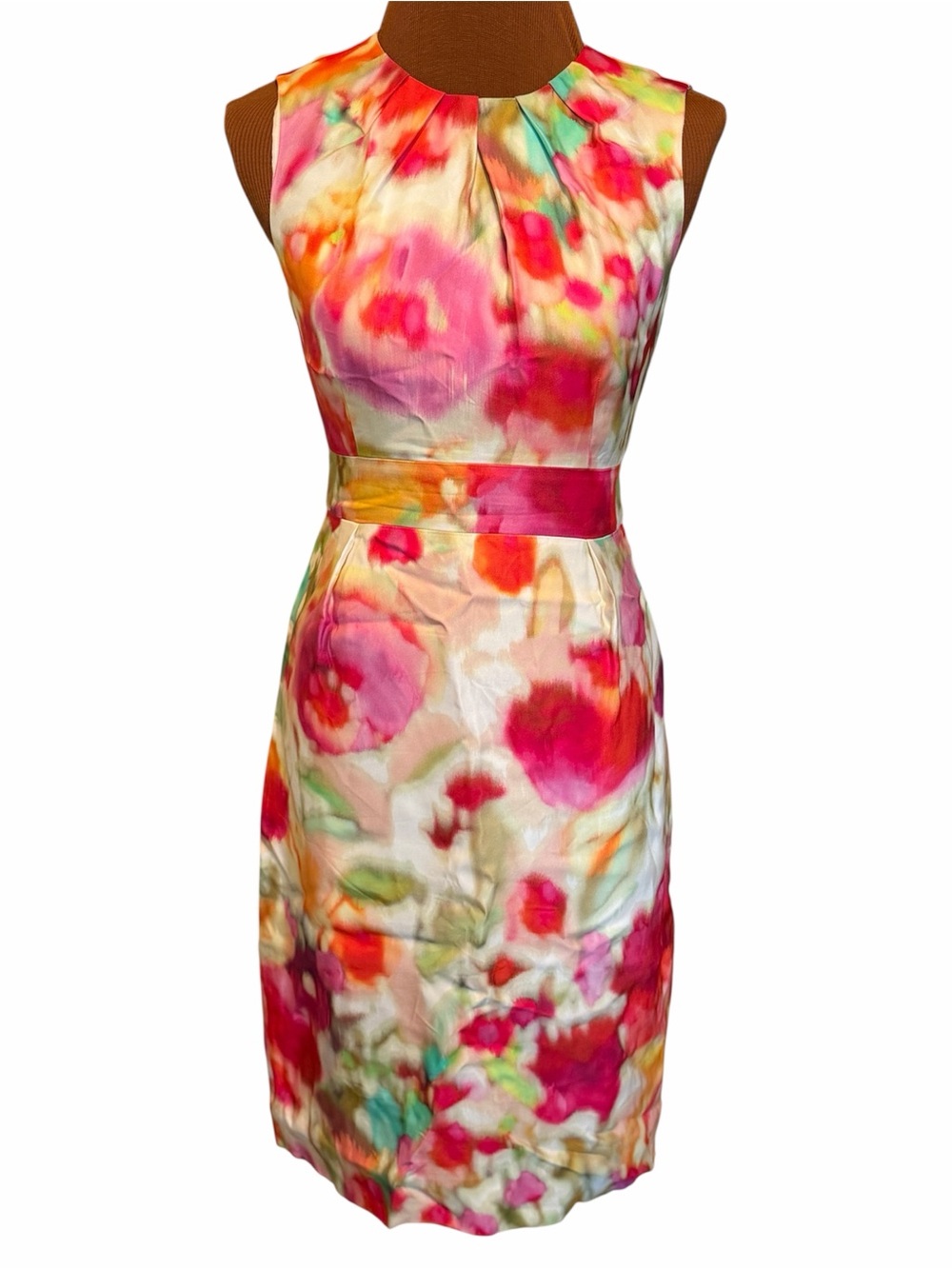 KATE SPADE New York Giverny Bowden Floral Sheath Dress Watercolor Print Size 2